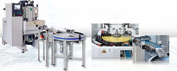 轉盤式雙端面磨床自動上下料