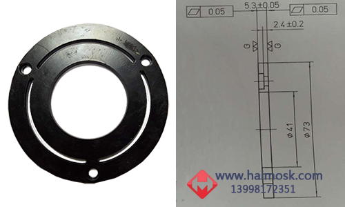 空調(diào)離合器盤工件及圖紙